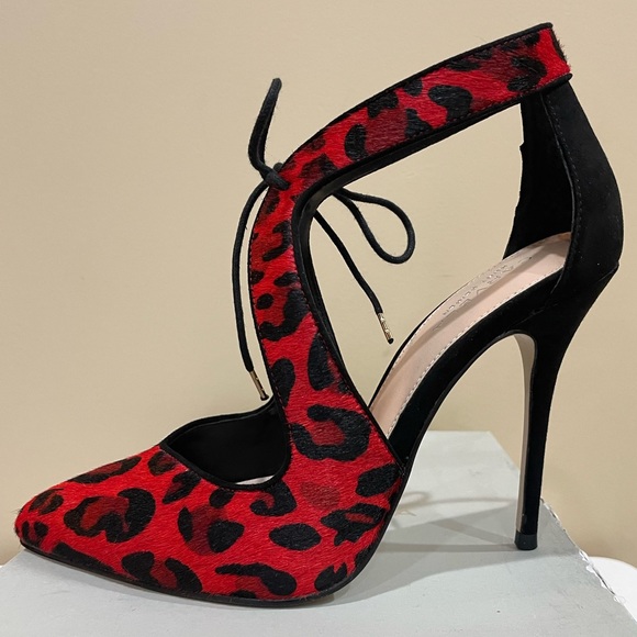 ***NIB***KURT GEIGER CALF HAIR ANIMAL PRINT Heels (39) - Picture 7 of 13